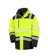 Result Safe-Guard Extreme Tech Printable Safety Soft Shell  Jacket | Fluorescent Yellow/Black thumbnail 3