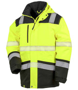 Result Safe-Guard Extreme Tech Printable Safety Soft Shell  Jacket | Fluorescent Yellow/Black thumbnail 4