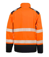 Result Safe-Guard Printable Ripstop Safety Soft Shell Jacket | Fluorescent Orange/Black thumbnail 4