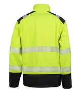 Result Safe-Guard Printable Ripstop Safety Soft Shell Jacket | Fluorescent Yellow/Black thumbnail 3