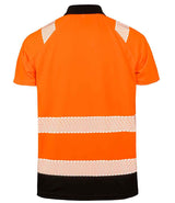 Result Recycled Safety Polo Shirt | Fluorescent Orange thumbnail 3