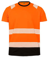 Result Recycled Safety T-Shirt | Fluorescent Orange thumbnail 2
