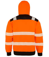 Result Recycled Safety Zip Hoodie | Fluorescent Orange thumbnail 4