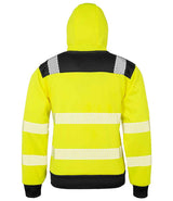 Result Recycled Safety Zip Hoodie | Fluorescent Yellow thumbnail 3