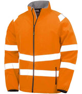Result Recycled Printable Safety Soft Shell Jacket | Fluorescent Orange thumbnail 3
