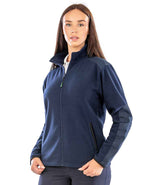 Result Recycled Heavy Duty Micro Fleece Jacket | Navy thumbnail 1