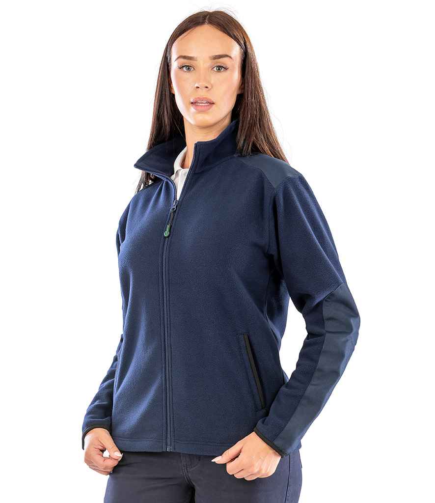 Result Recycled Heavy Duty Micro Fleece Jacket | Navy