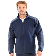Result Recycled Heavy Duty Micro Fleece Jacket | Navy thumbnail 2