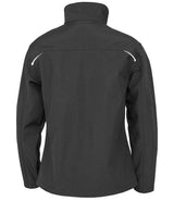 Result Recycled Ladies Three Layer Printable Soft Shell Jacket | Black thumbnail 4