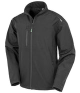Result Recycled Three Layer Printable Soft Shell Jacket | Black thumbnail 2