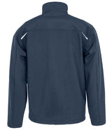 Result Recycled Three Layer Printable Soft Shell Jacket | Navy thumbnail 3