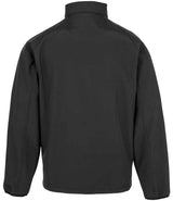 Result Recycled Kids Two Layer Printable Soft Shell Jacket | Black thumbnail 3