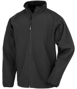 Result Recycled Kids Two Layer Printable Soft Shell Jacket | Black thumbnail 2