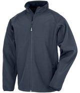 Result Recycled Kids Two Layer Printable Soft Shell Jacket | Navy thumbnail 1