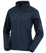 Result Recycled Ladies Printable Soft Shell Jacket | Navy thumbnail 3