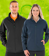 Result Recycled Ladies Printable Soft Shell Jacket | Navy thumbnail 1
