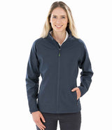 Result Recycled Ladies Printable Soft Shell Jacket | Navy thumbnail 2
