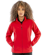 Result Recycled Ladies Printable Soft Shell Jacket | Red thumbnail 1