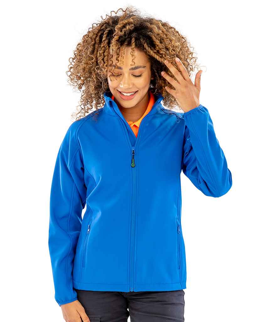 Result Recycled Ladies Printable Soft Shell Jacket | Royal Blue