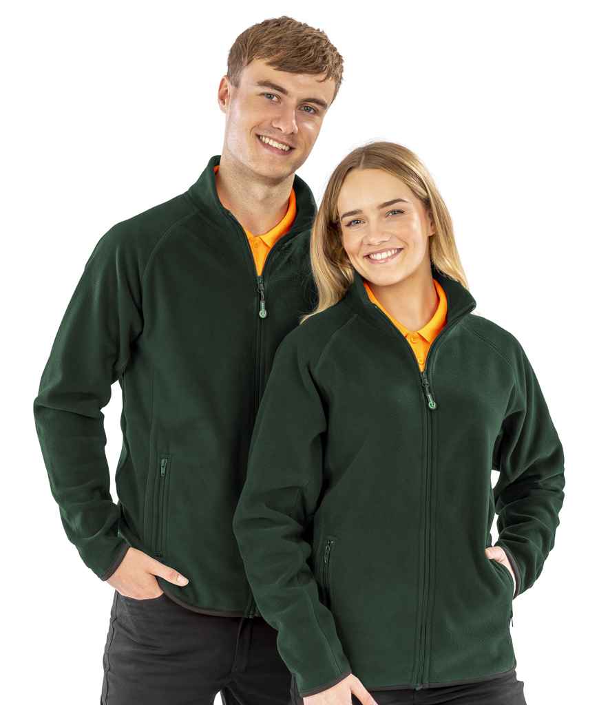Result Recycled Polarthermic Fleece Jacket | Forest Green