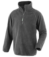Result Recycled Kids Zip Neck Micro Fleece | Grey thumbnail 1