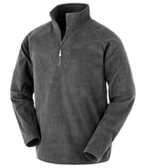 Result Recycled Zip Neck Micro Fleece | Grey thumbnail 1
