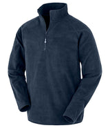 Result Recycled Zip Neck Micro Fleece | Navy thumbnail 1