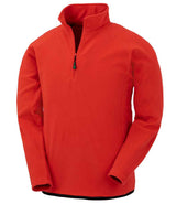 Result Recycled Zip Neck Micro Fleece | Red thumbnail 3