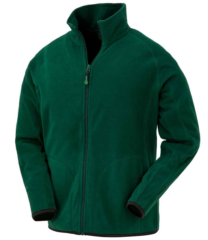 Result Recycled Micro Fleece Jacket | Forest Green