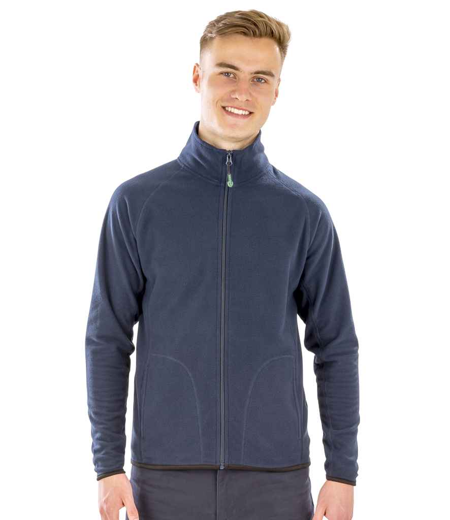 Result Recycled Micro Fleece Jacket | Navy