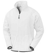 Result Recycled Micro Fleece Jacket | White thumbnail 3