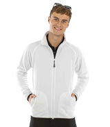 Result Recycled Micro Fleece Jacket | White thumbnail 1