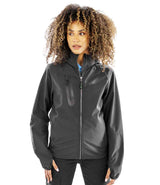 Result Recycled Three Layer Printable Hooded Soft Shell Jacket | Black/Black thumbnail 1