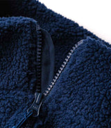 Ravine Unisex 1/4 Zip Borg Fleece | Navy thumbnail 6