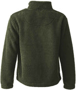 Ravine Unisex 1/4 Zip Borg Fleece | Olive Green thumbnail 3