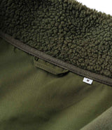 Ravine Unisex 1/4 Zip Borg Fleece | Olive Green thumbnail 5