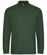 Pro RTX Pro Long Sleeve Piqué Polo Shirt | Bottle Green thumbnail 1