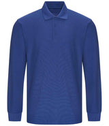 Pro RTX Pro Long Sleeve Piqué Polo Shirt | Royal Blue thumbnail 1