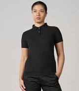 Pro RTX Ladies Pro Polyester Polo Shirt | Black thumbnail 1