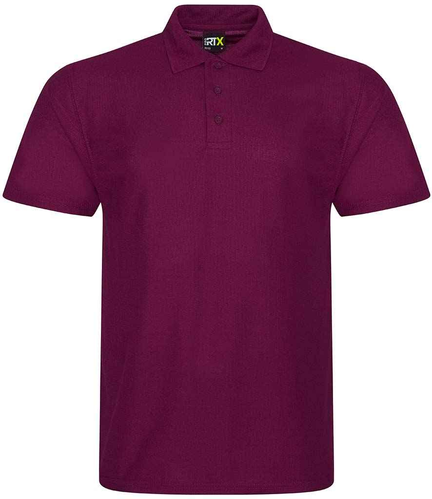 Pro RTX Pro Polyester Polo Shirt | Burgundy