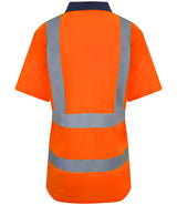 Pro RTX High Visibility Polo Shirt | Orange/Navy thumbnail 2