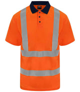 Pro RTX High Visibility Polo Shirt | Orange/Navy thumbnail 1