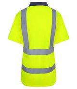 Pro RTX High Visibility Polo Shirt | Yellow/Navy thumbnail 4