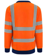 Pro RTX High Visibility Two Tone Sweatshirt | Orange/Navy thumbnail 2