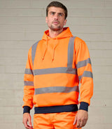 Pro RTX High Visibility Two Tone Hoodie | Orange/Navy thumbnail 1