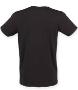 SF Clothing Feel Good Stretch V Neck T-Shirt | Black thumbnail 3