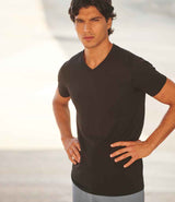 SF Clothing Feel Good Stretch V Neck T-Shirt | Black thumbnail 1