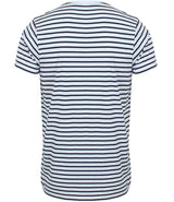 SF Clothing Unisex Striped T-Shirt | White/Oxford Navy thumbnail 5