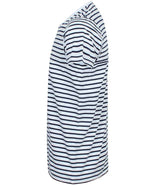 SF Clothing Unisex Striped T-Shirt | White/Oxford Navy thumbnail 6