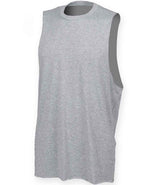 SF Clothing High Neck Vest | Heather Grey thumbnail 2